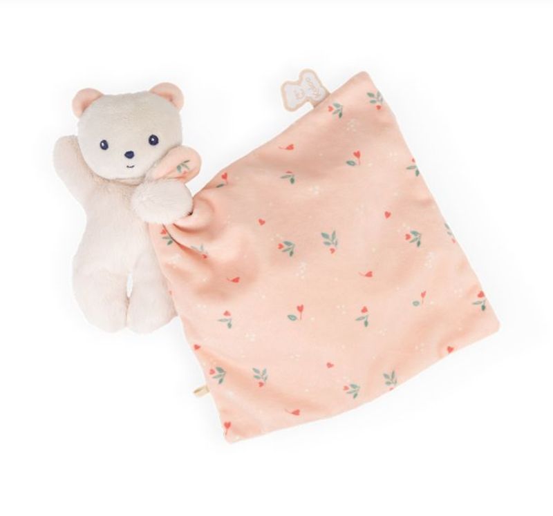 Knuffeldoek Beer - Roos