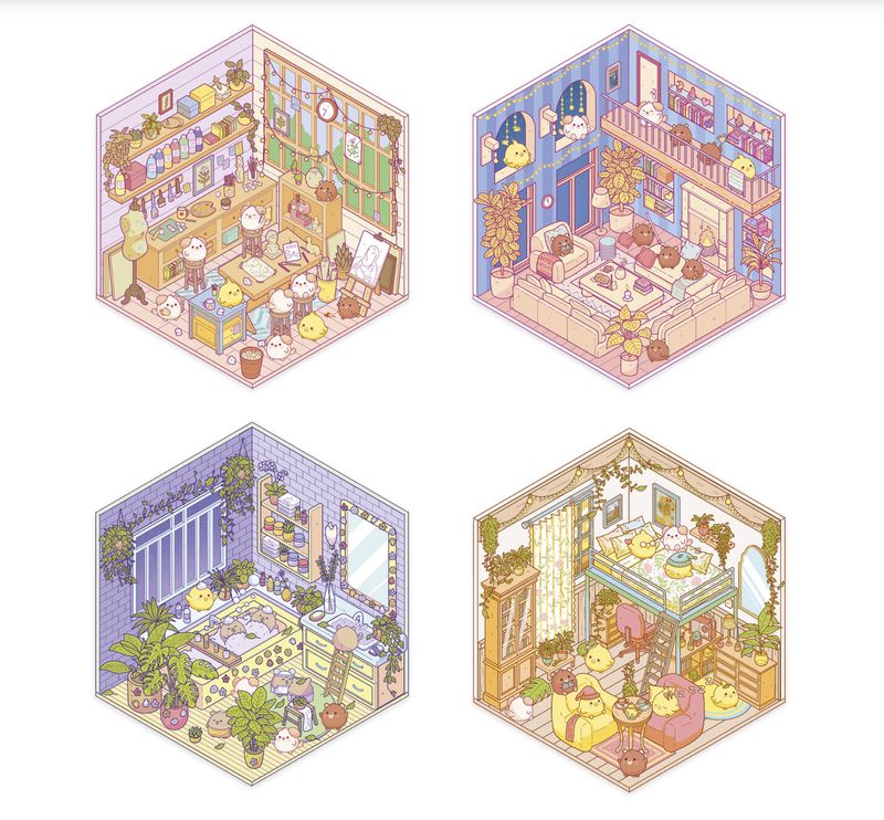 Cosy Stickers - Lovely home
