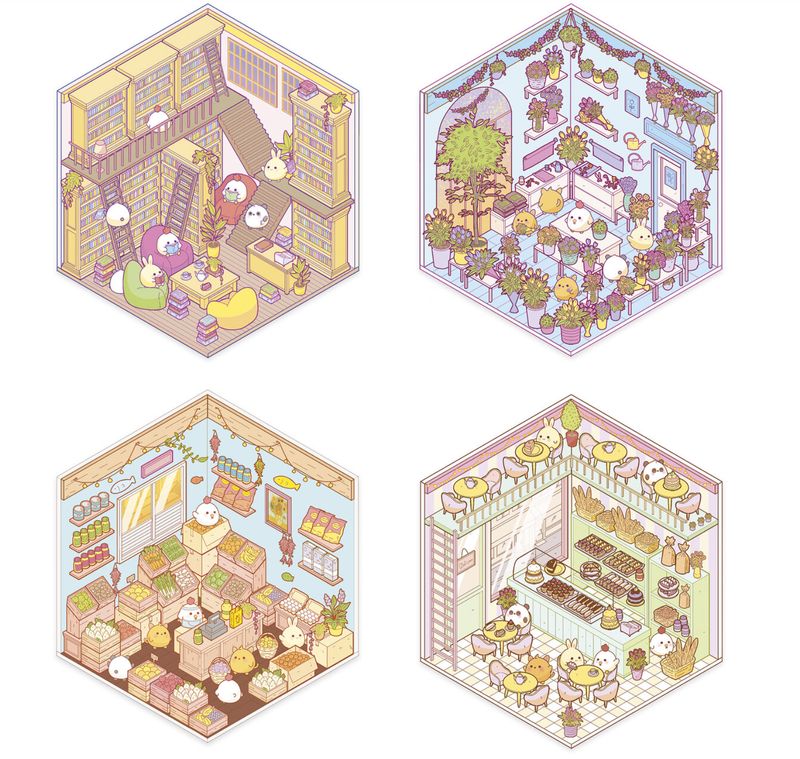 Cosy Stickers - Little Shop
