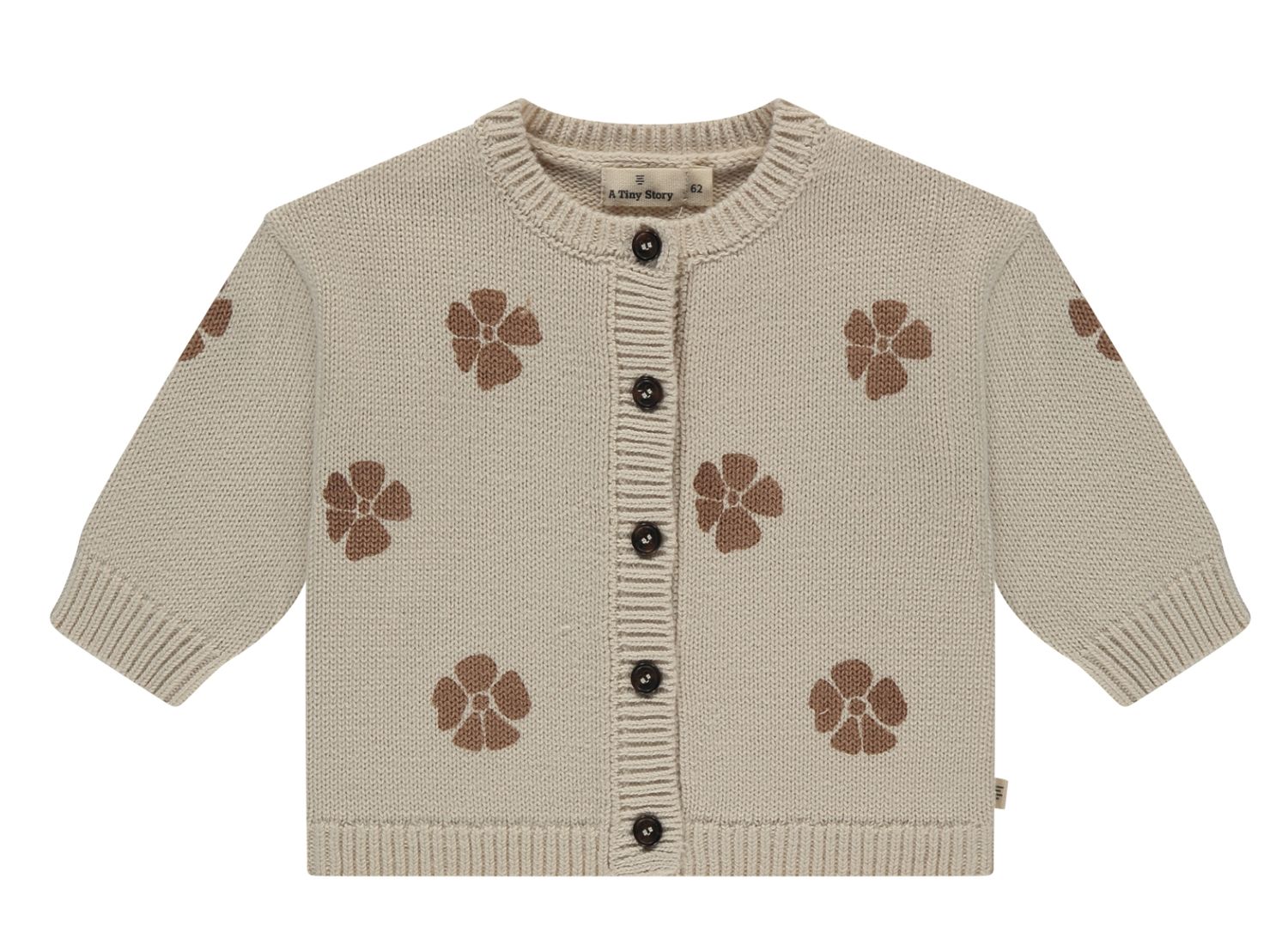 Gebreid Gillet met Bloemen Gebreid Gillet met Bloemen