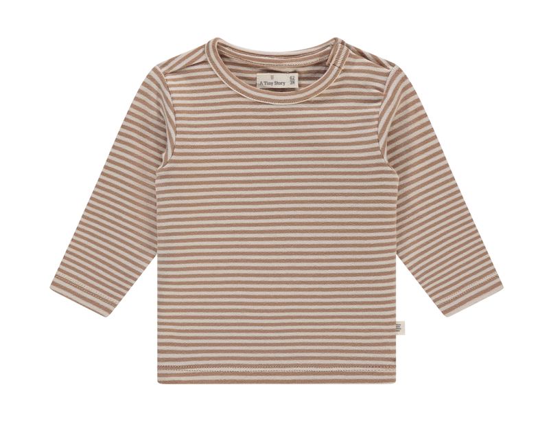 Babyset – Gestreept Shirt & Geribd Broekje