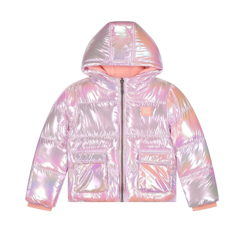 Gewatteerde winterjas Metallic – Candy