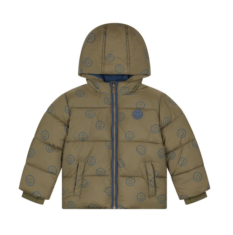 Gewatteerde winterjas Smiley – Khaki
