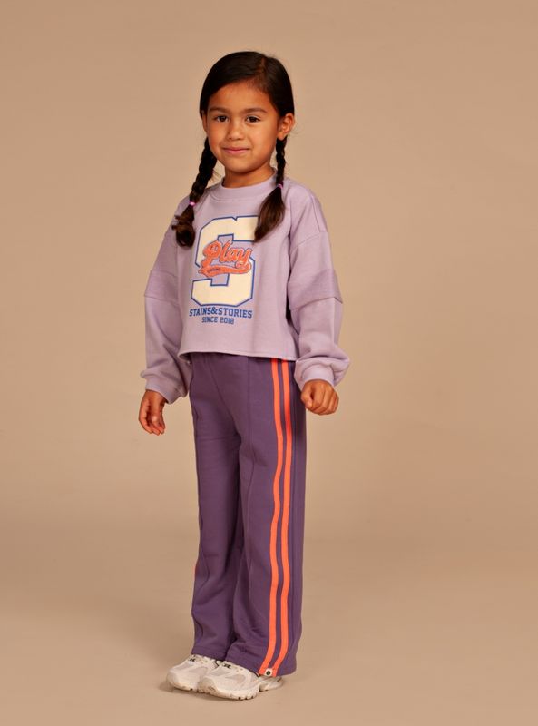 Korte sweater Play – Lila