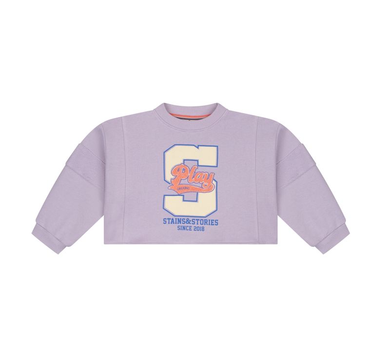 Korte sweater Play – Lila