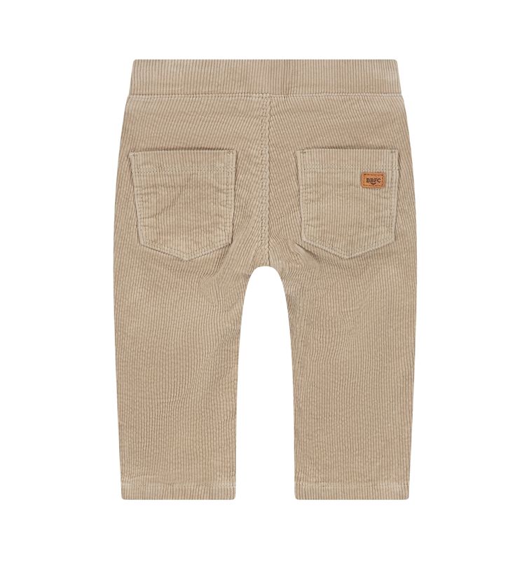 Ribbroek voor babyjongens – beige
