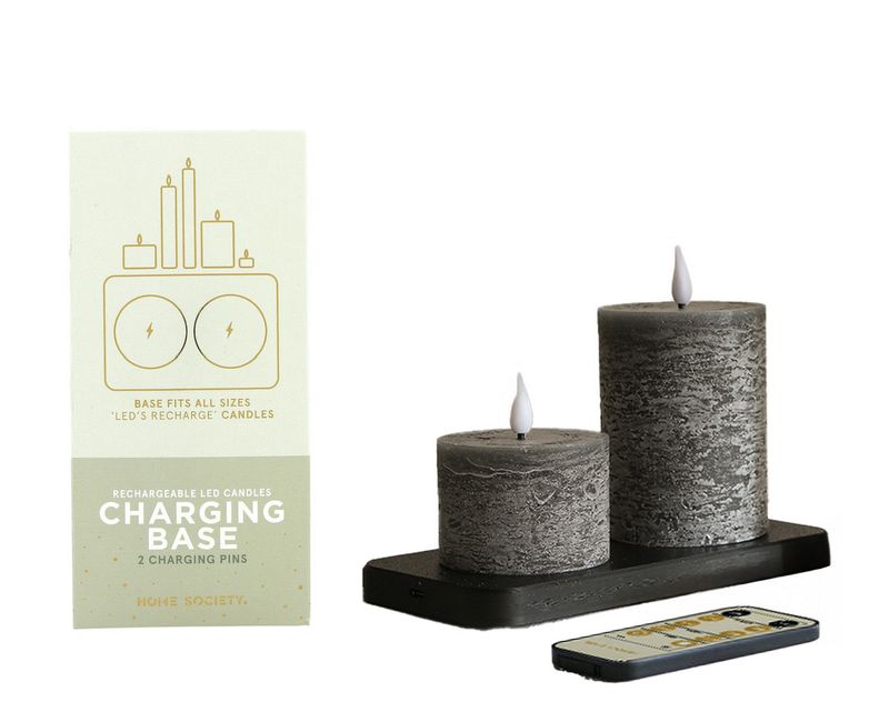 LED Charging Base S – Laadstation voor 2 kaarsen