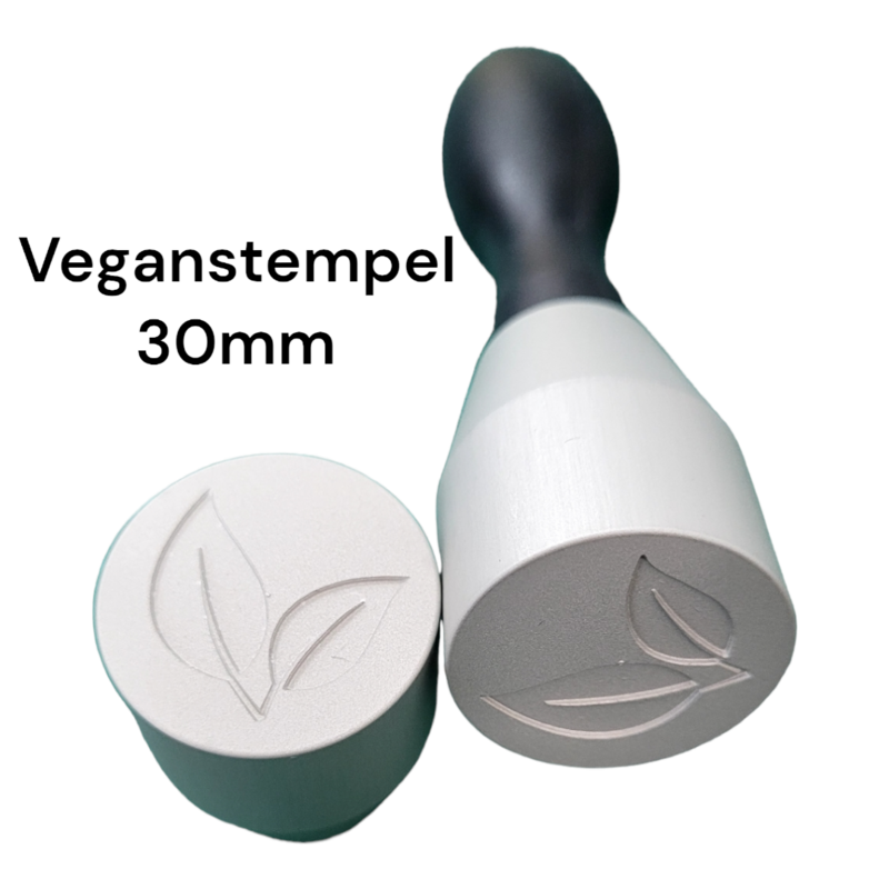 Schokoladestempel   Motiv rund Vegan 30 mm