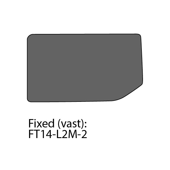 Ford Transit 14- L. achter L2 privacy