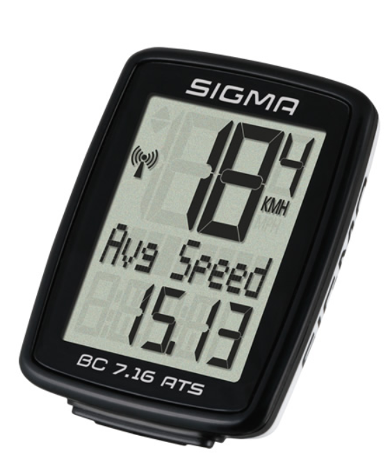 Sigma fietscomputer BC 7.16 ATS draadloos