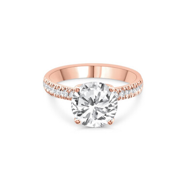 FOUR PRONG SOLITAIRE RING 1ct