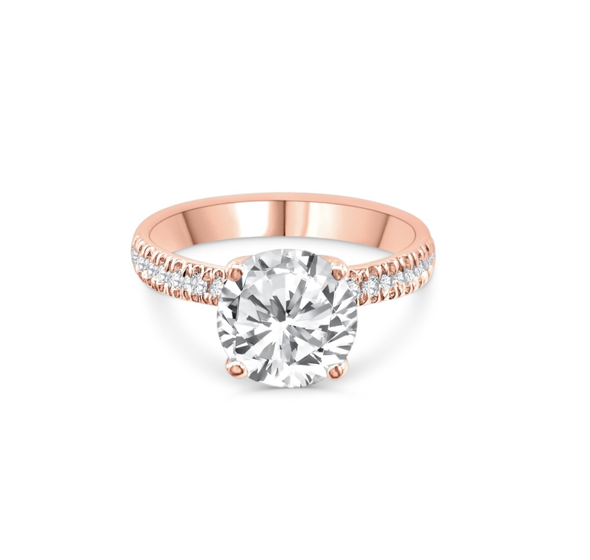 FOUR PRONG SOLITAIRE RING 1ct