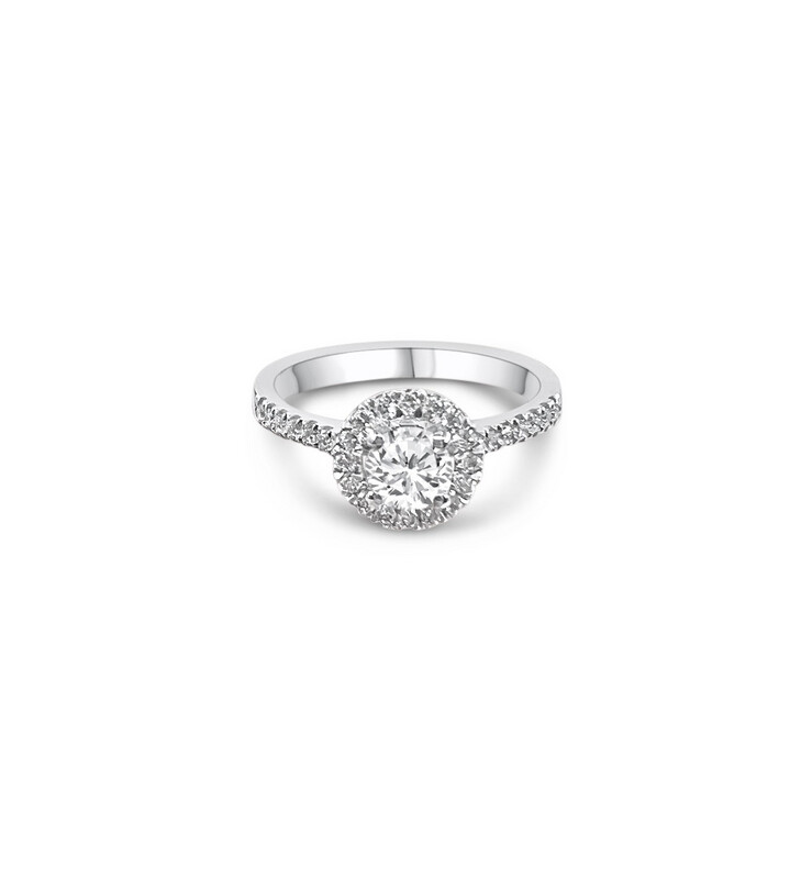 CLASSIC ROUNDED HALO RING