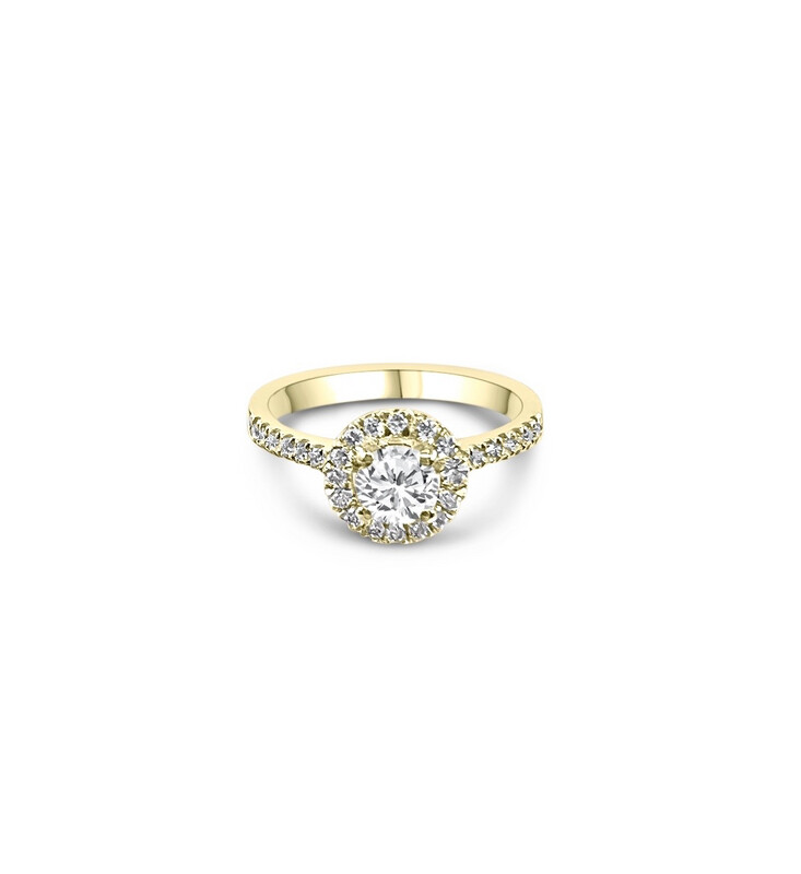 CLASSIC ROUNDED HALO RING