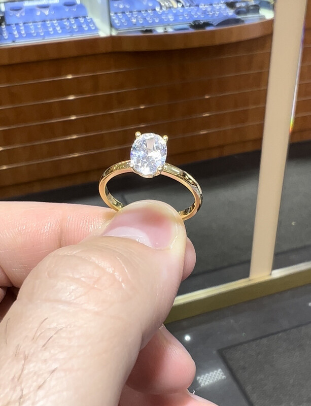 Oval Classic Ring 0.85CT Oval Classic Ring 0.85CT