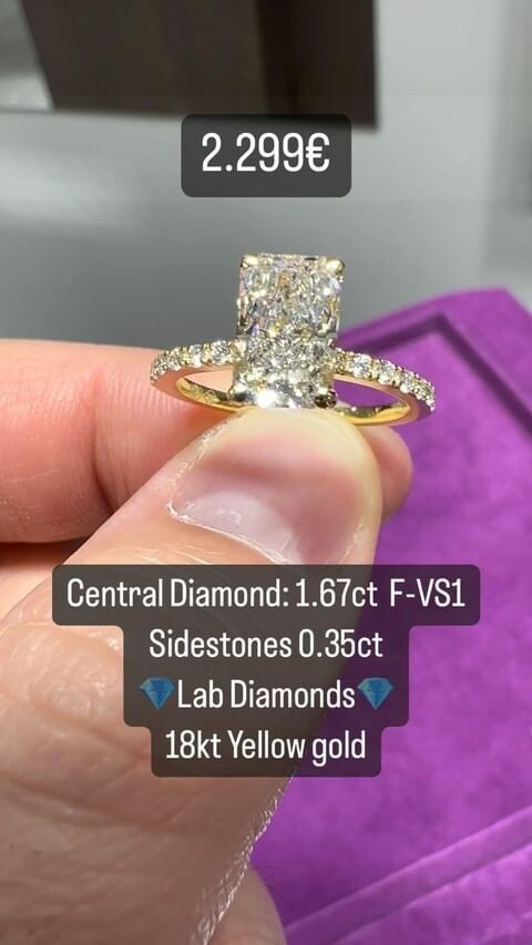 Radiant Cut pavé Band