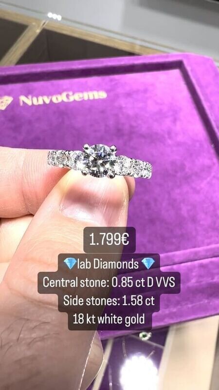 Degradé Solitaire 0.85ct Central Degradé Solitaire 0.85ct Central