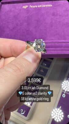 3ct Six Prongs Solitaire