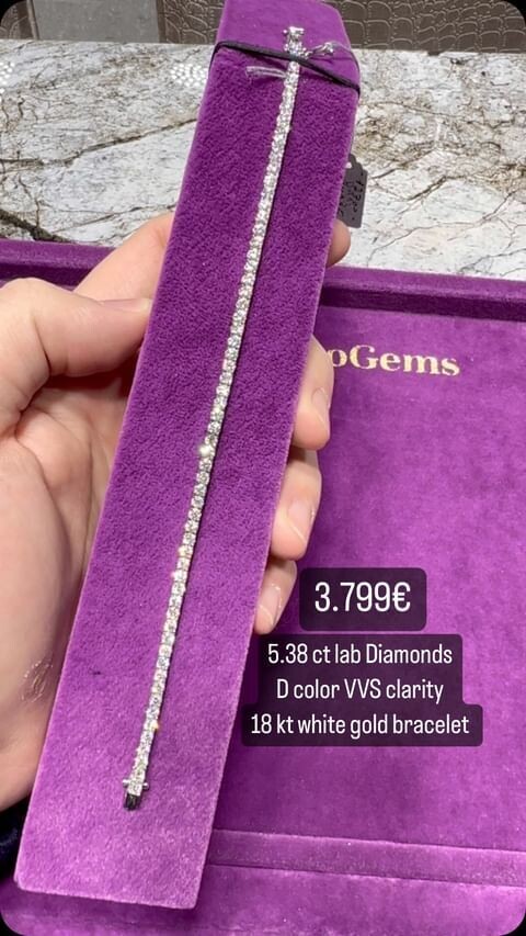 Tennis Bracelet 5.38ct