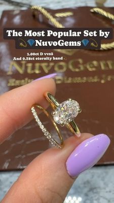 Oval set 1ct Oval set 1ct