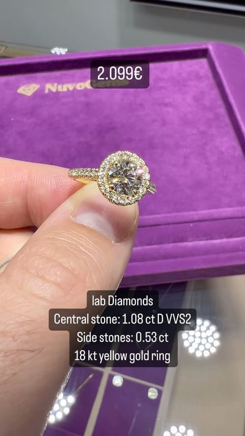 Round Halo 1.00ct Central