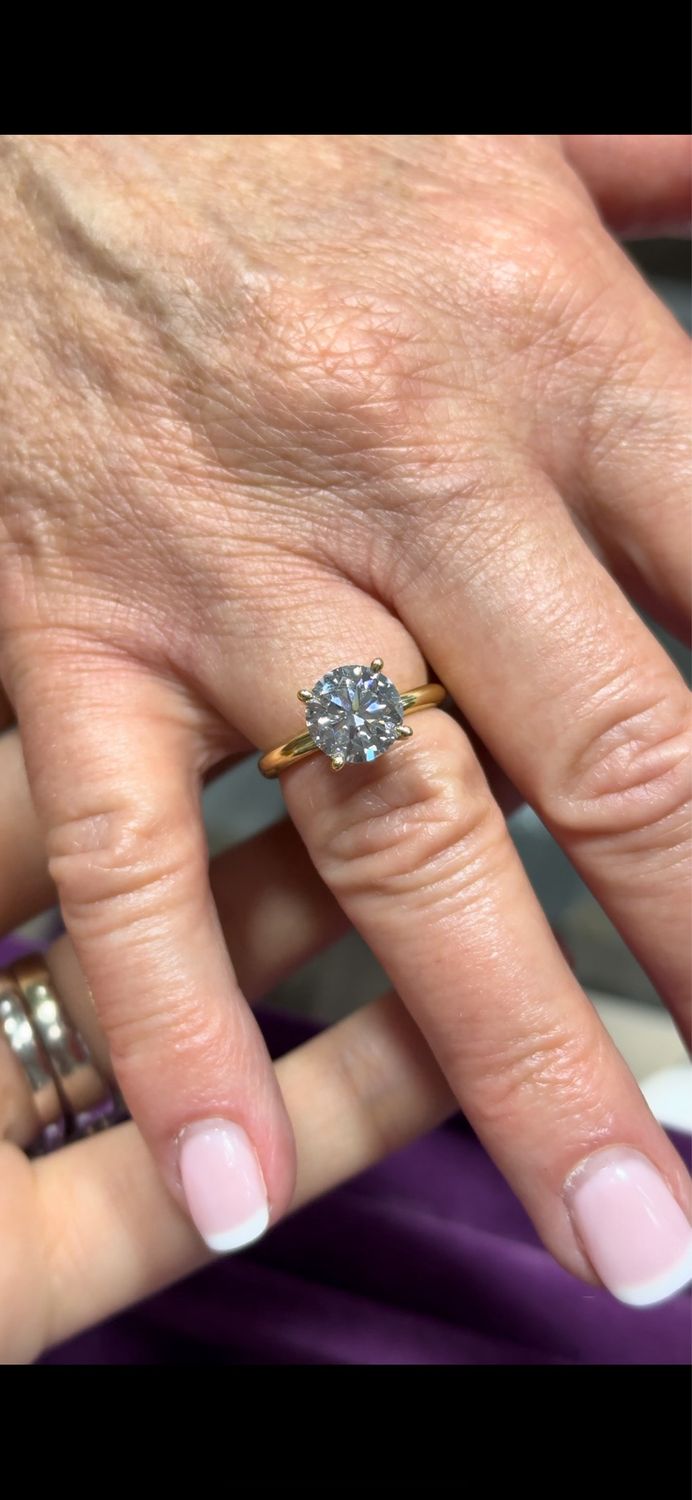 3ct Four Prongs Solitaire