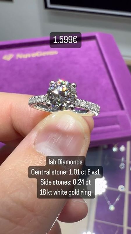 1ct Round Cut Pave
