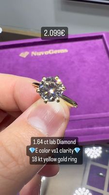 Round Cut 1.60ct Central 6 prongs Round Cut 1.60ct Central 6 prongs