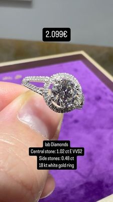 SPLIT HALO SOLITAIRE RING