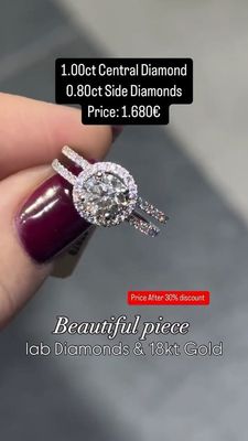 HALO DOUBLE BAND SOLITAIRE RING