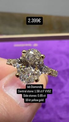 1.50ct Oval Pave With Side Pear Shapes 1.50ct Oval Pave With Side Pear Shapes