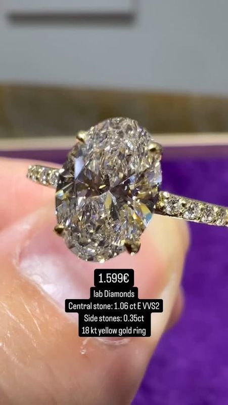 1ct Oval Pave