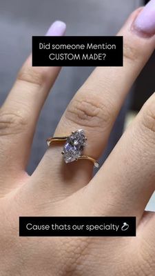 Custom Made Ring Marquise 2ct
