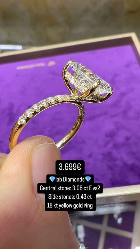 3ct Radiant Cut Pave