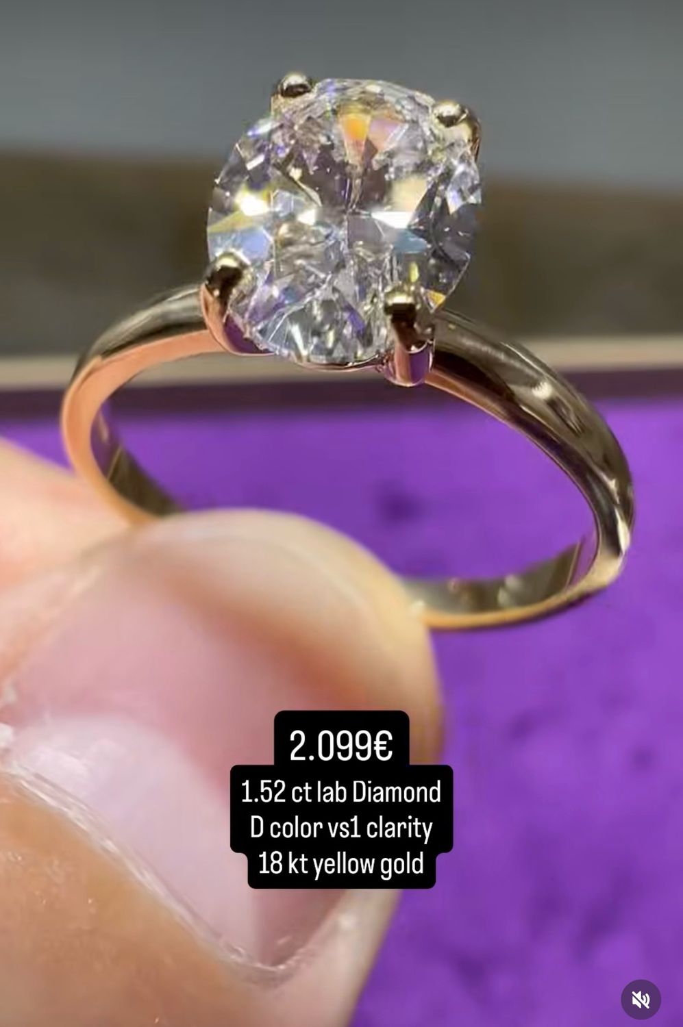 1.5ct Oval Classic 1.5ct Oval Classic