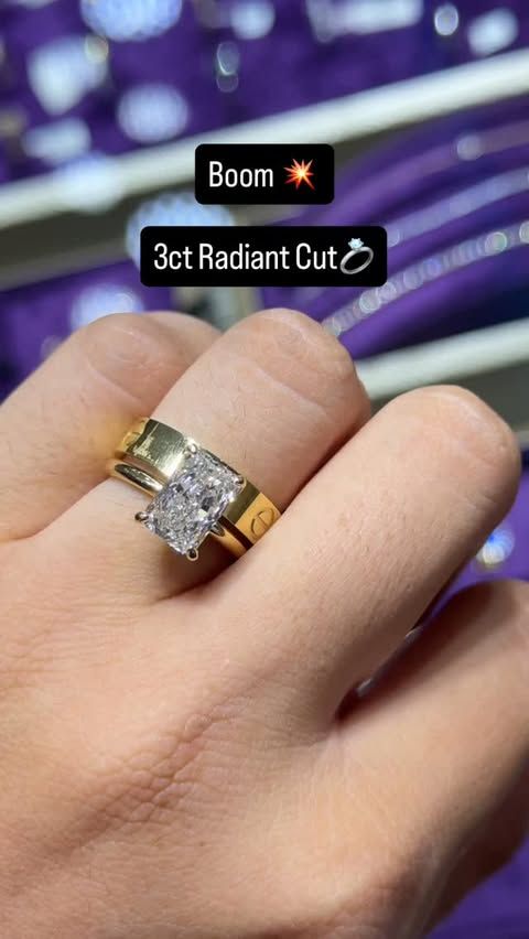 3ct Radiant Cut