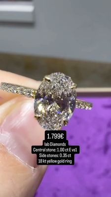 1ct Oval Pave Hidden Halo