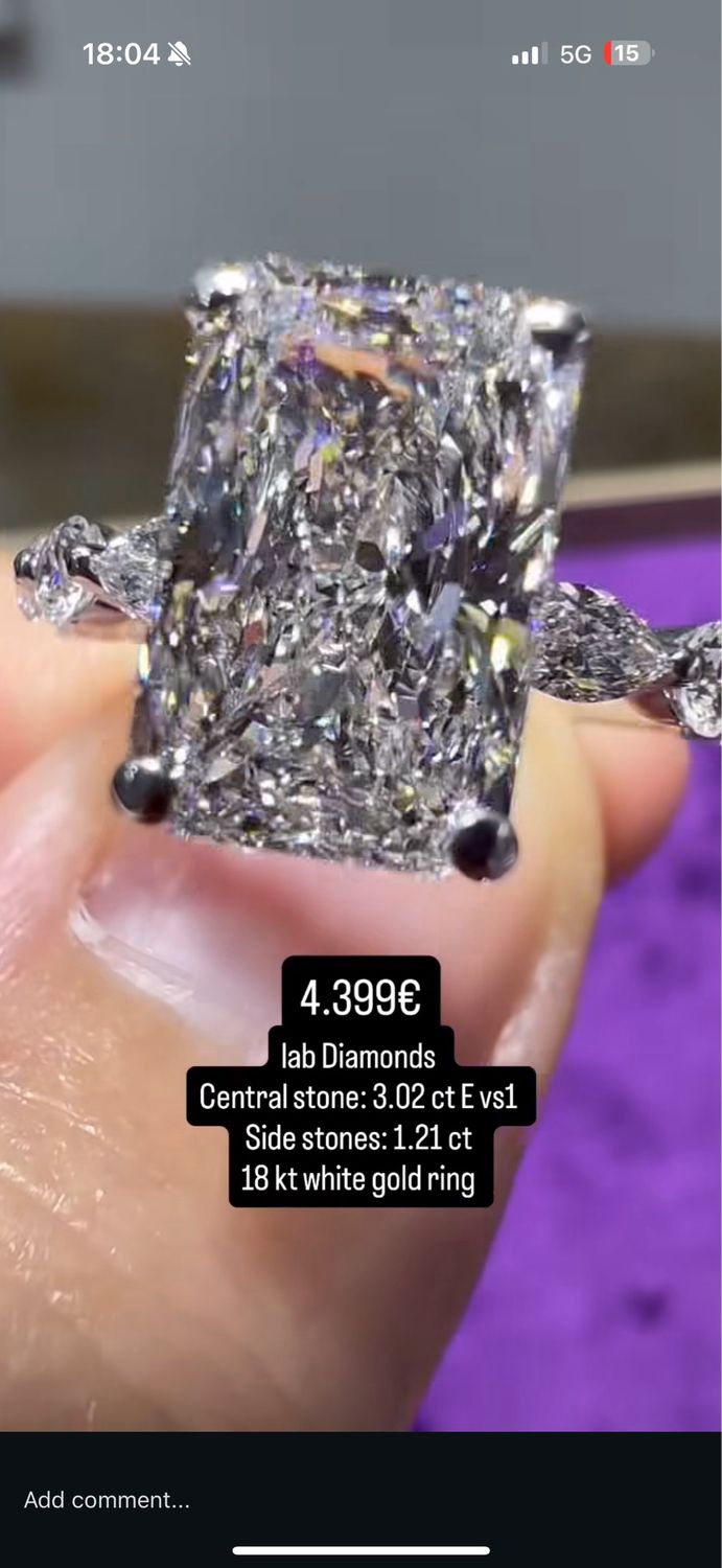 3.00 Radiant Cut Ring Marquise Band