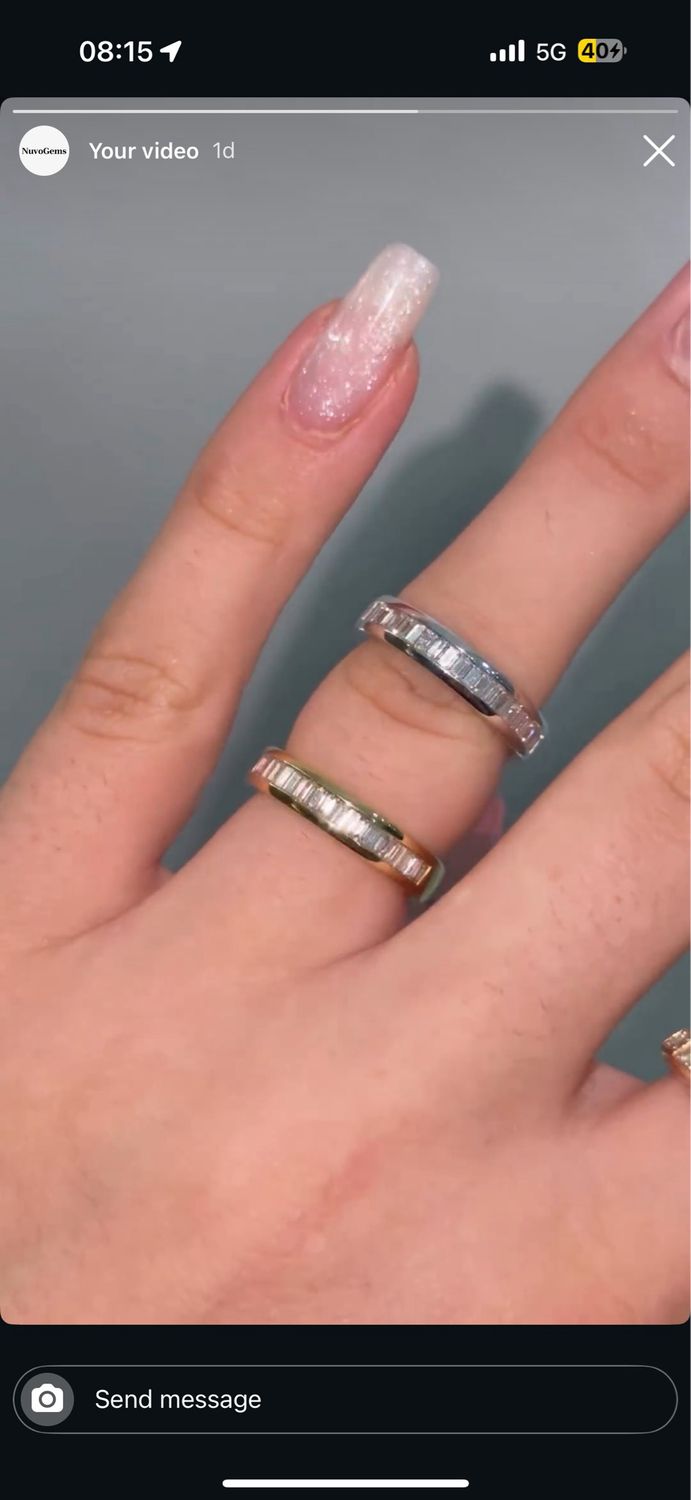 Eternity Ring 1.00ct baguettes