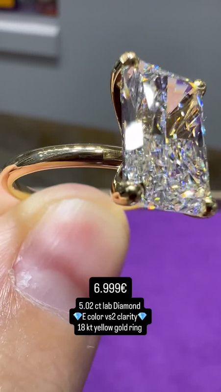 5ct RADIANT Cut Classic