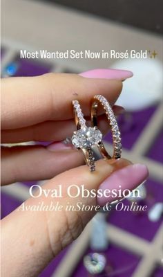 Oval set 1ct Pave Oval set 1ct Pave