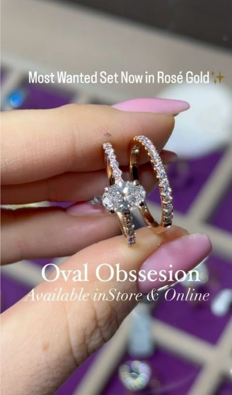 Oval set 1ct Pave Oval set 1ct Pave