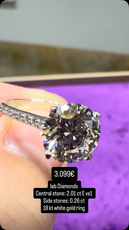 2ct Round Cut Pave Ring 2ct Round Cut Pave Ring