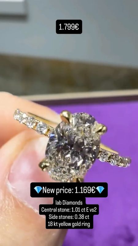 1ct Oval Pave Hidden Halo (E Vs2)