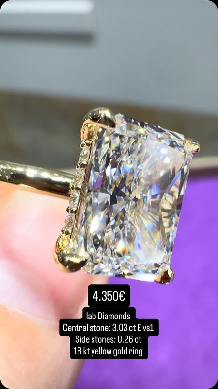 3ct Radiant Cut Hidden Halo 3ct Radiant Cut Hidden Halo