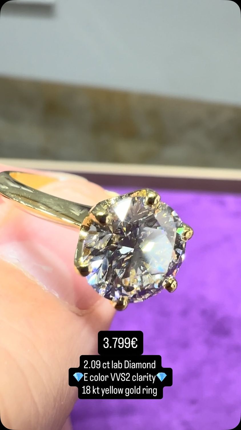 2ct Round Six Prongs 2ct Round Six Prongs