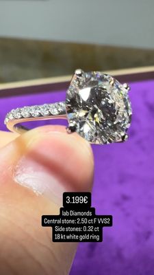 Round Cut 2.5ct Pave Round Cut 2.5ct Pave