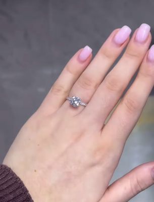 4 PRONGS SOLITAIRE RING 1ct