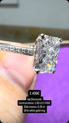 Radiant Cut 1.50ct Pave Radiant Cut 1.50ct Pave