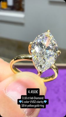 3.00 Marquise Cut Ring 3.00 Marquise Cut Ring